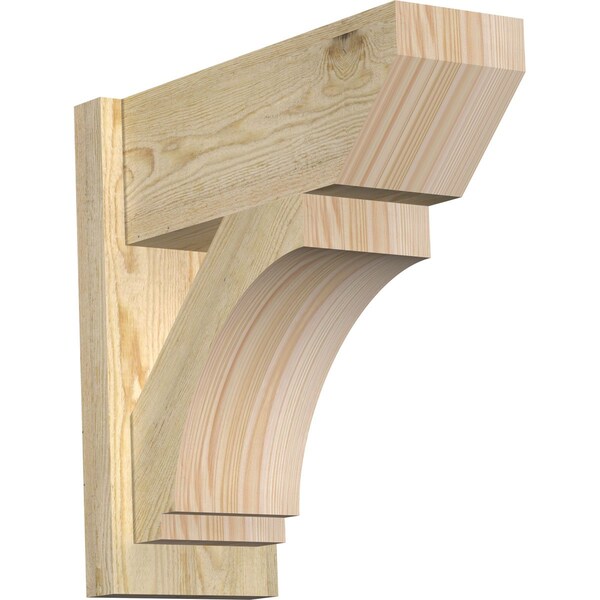 Ekena Millwork Imperial Slat Rough Sawn Outlooker, Douglas Fir, 8"W x 20"D x 20"H OUT08X20X20IMP06RDF - main